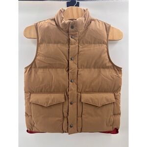 Alpine Design Mens Large‎ Puffer Vest Sahara Sand Thermolite EcoMade Insulated